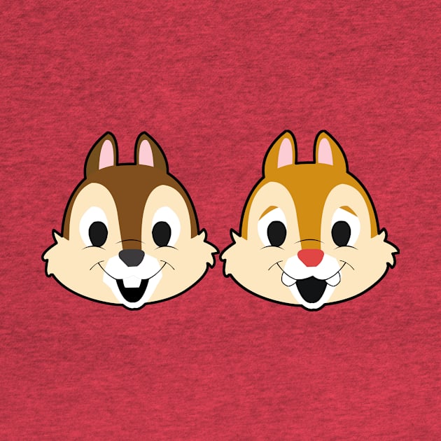 Cartoon Chipmunks by LuisP96